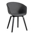 About a Chair AAC 22 Armchair Upholstered Black Stained Oak